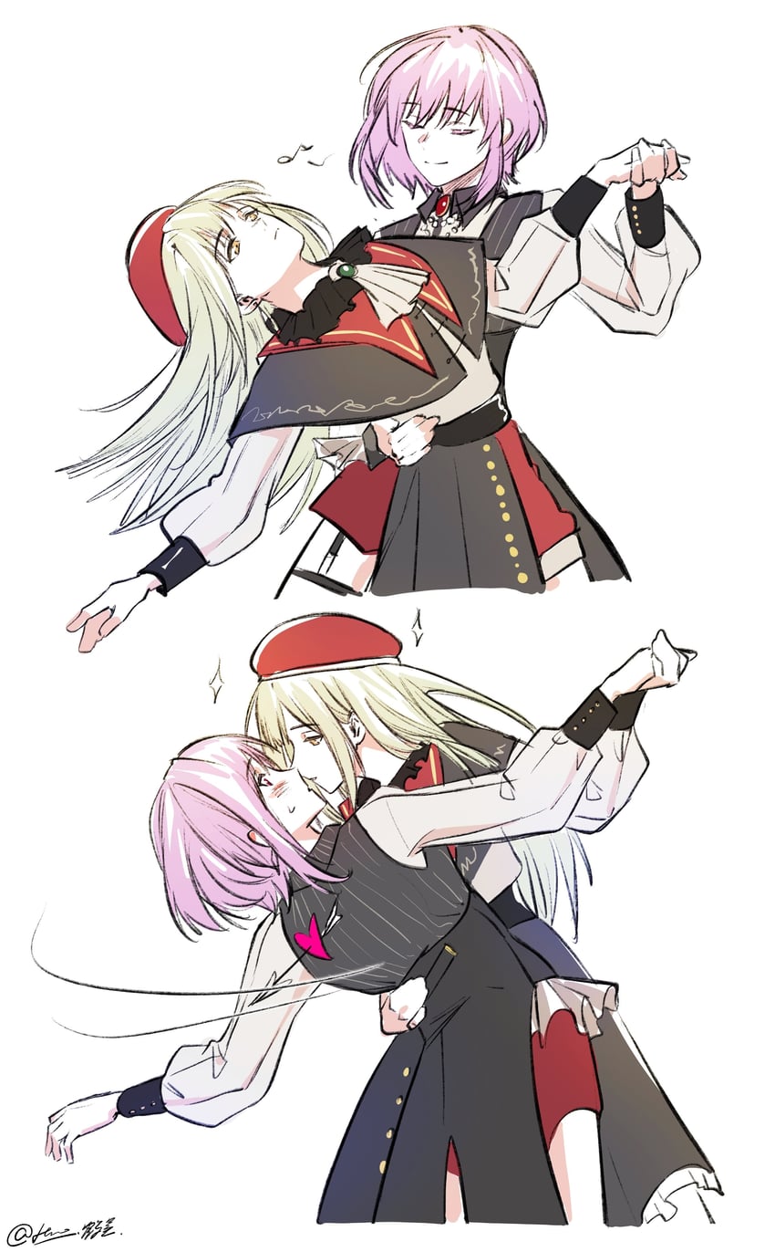 wakaba mutsumi, mortis, yuutenji nyamu, and amoris (bang dream! and 1 more) drawn by hero45439083942