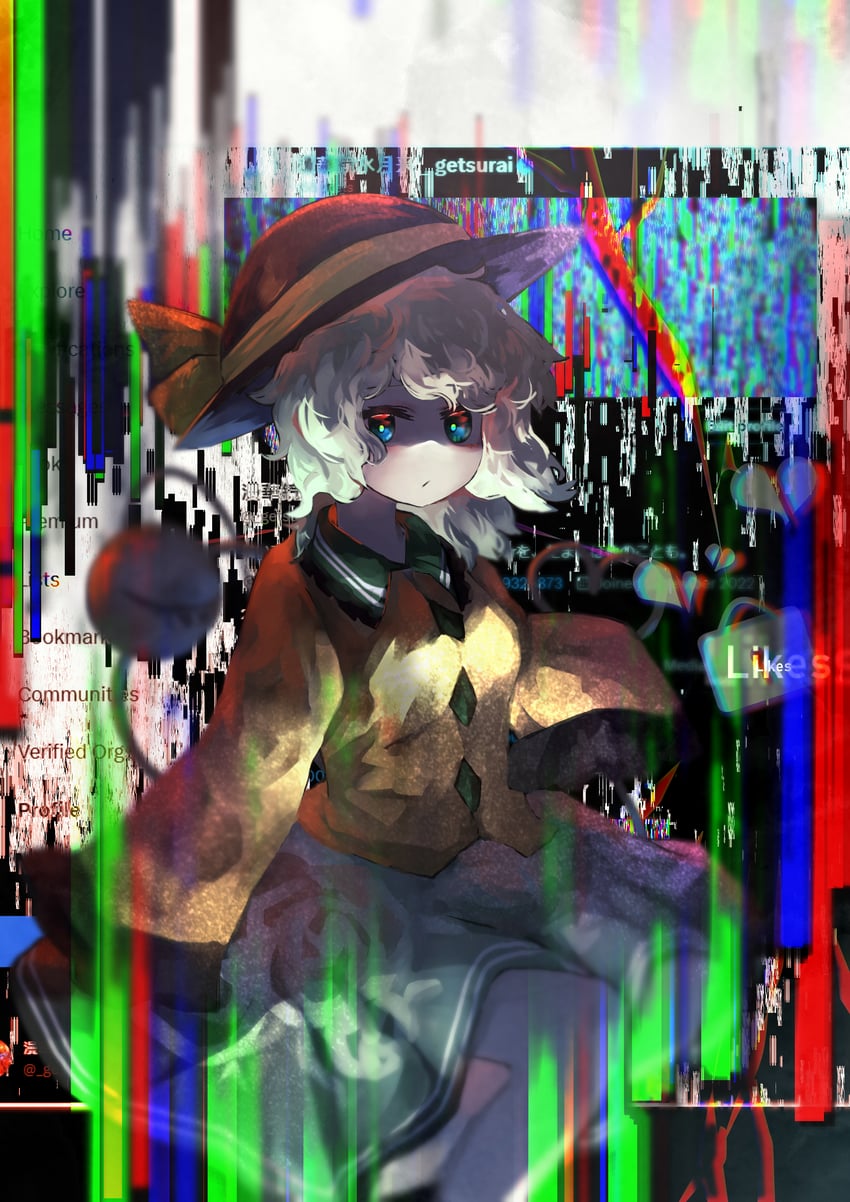 komeiji koishi (touhou and 1 more) drawn by getsurai