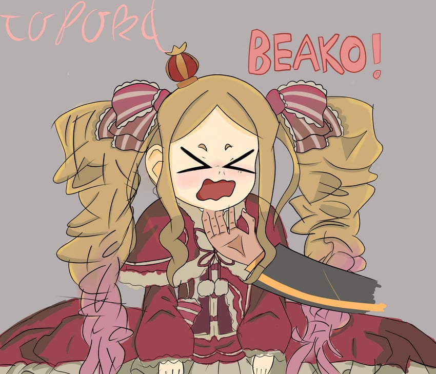 natsuki subaru and beatrice (original and 1 more)