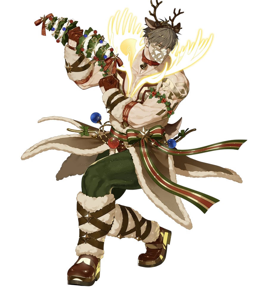 eikthyrnir (fire emblem and 1 more) drawn by semi_(p-poco)