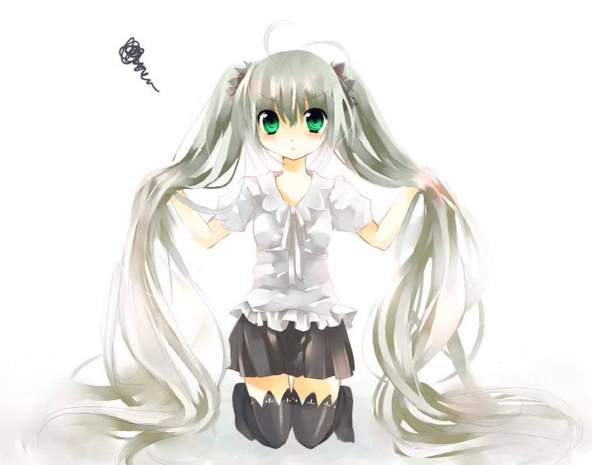 hatsune miku (vocaloid and 1 more) drawn by jin_rikuri