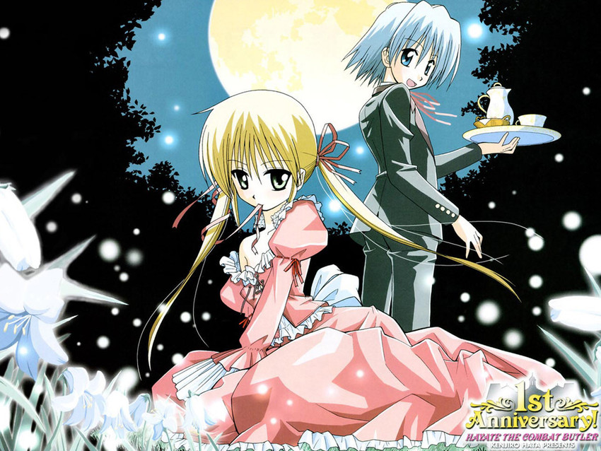 sanzen'in nagi and ayasaki hayate (hayate no gotoku!) drawn by hata_kenjirou