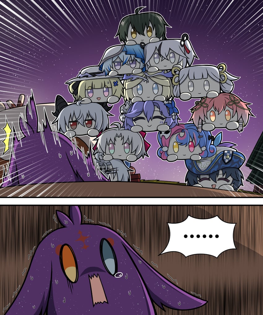 rover, zani, changli, male rover, camellya, and 10 more (wuthering waves) drawn by jazz9207