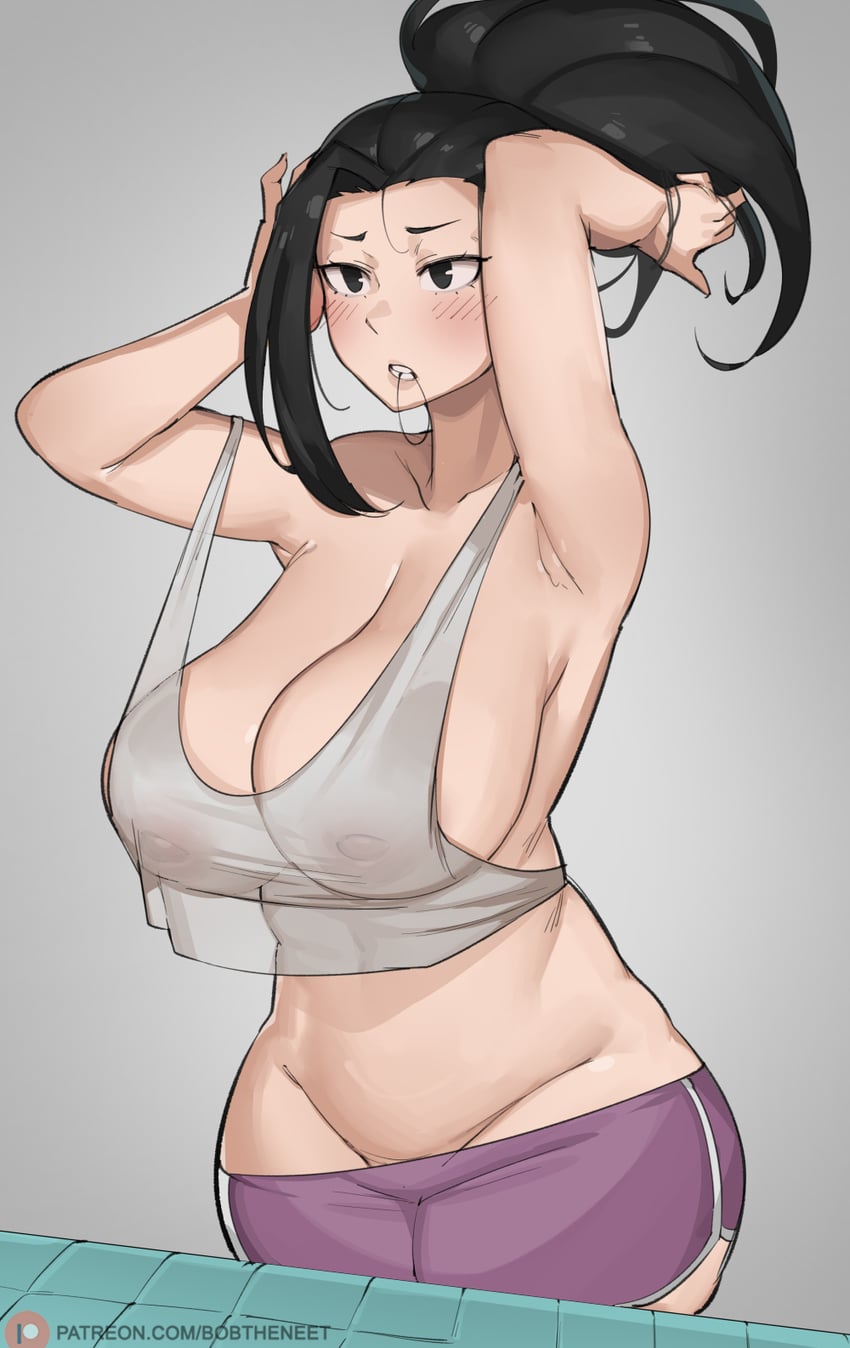 yaoyorozu momo (boku no hero academia) drawn by dr_octojuice