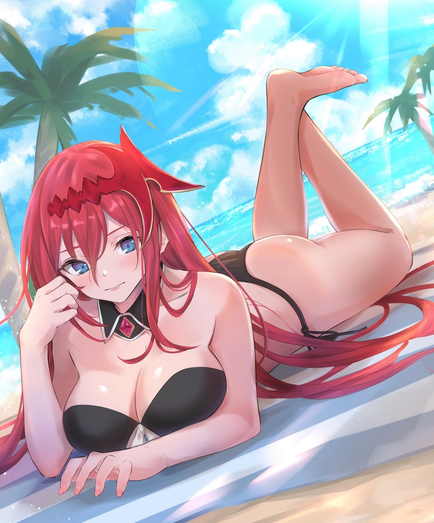 godsworn alexiel (granblue fantasy) drawn by renzu_(lens_02)