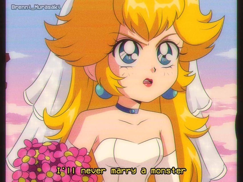 princess peach (mario and 1 more) drawn by brenni_murasaki