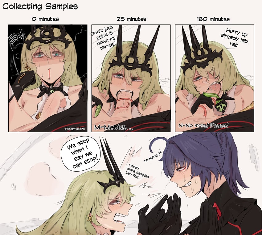 raiden mei and mobius (honkai and 1 more) drawn by sleepy_kaslana