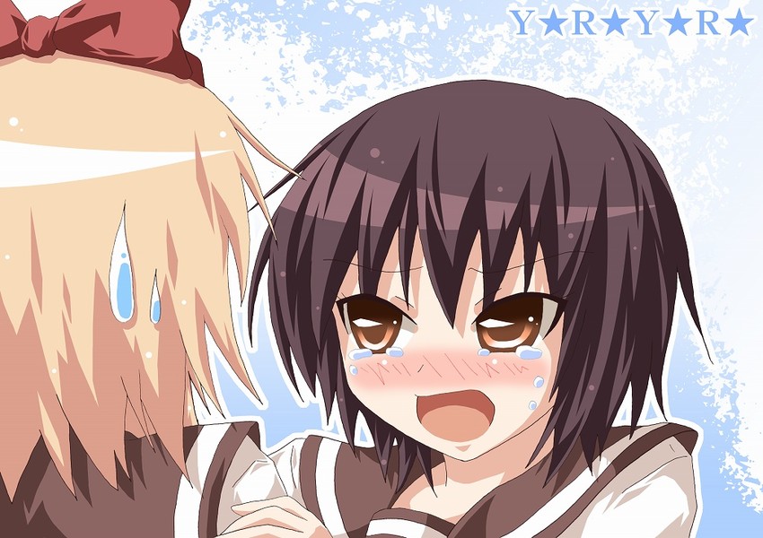 toshinou kyouko and funami yui (yuruyuri) drawn by kagerou_(kers)