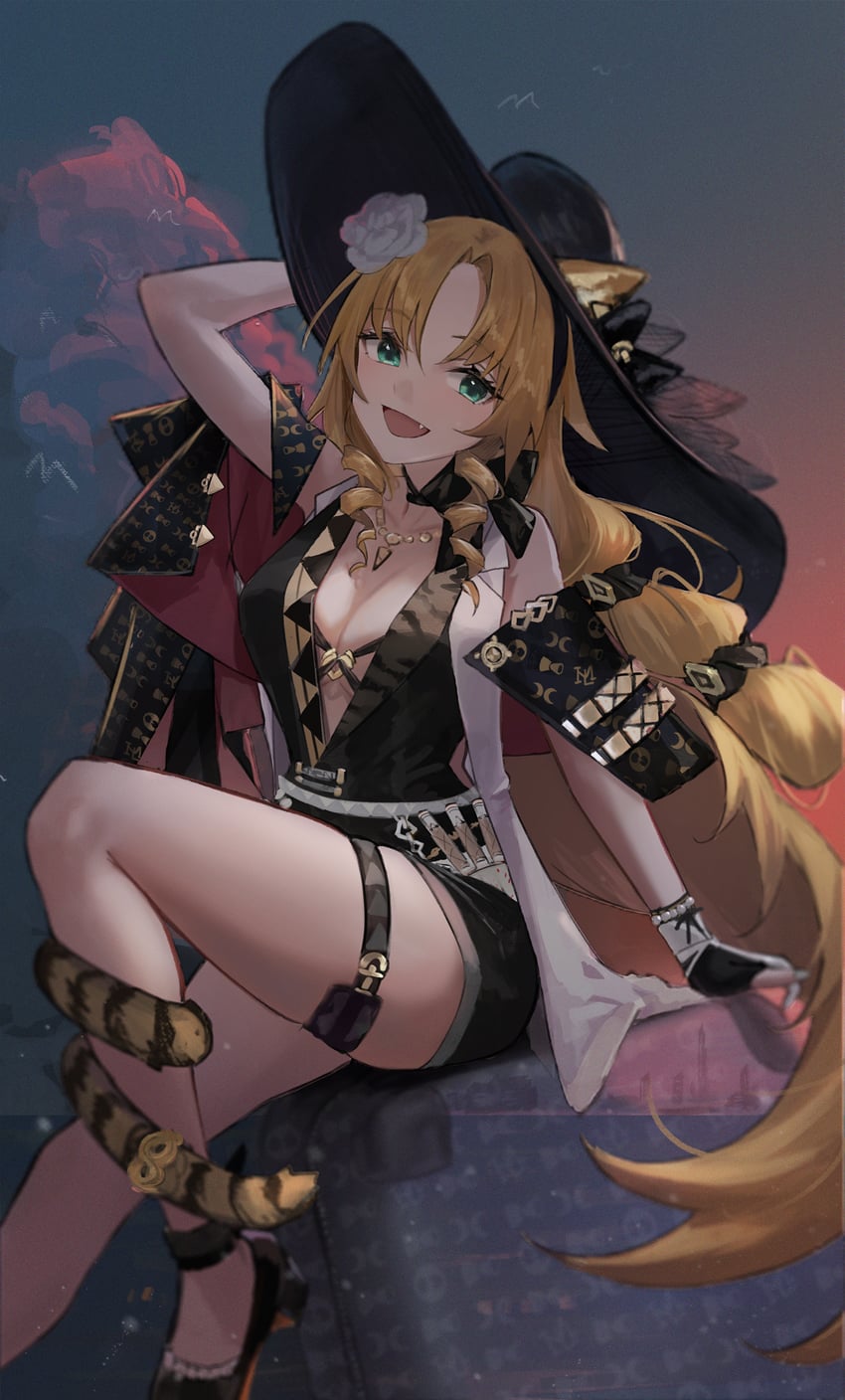 swire and swire the elegant wit (arknights) drawn by ema_(kuguiema)