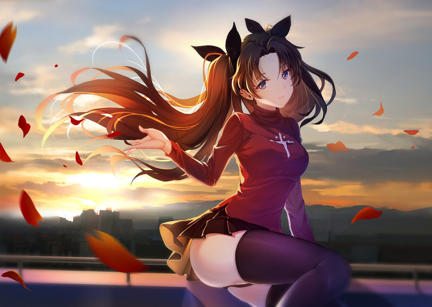 tohsaka rin (fate and 1 more) drawn by andy_h