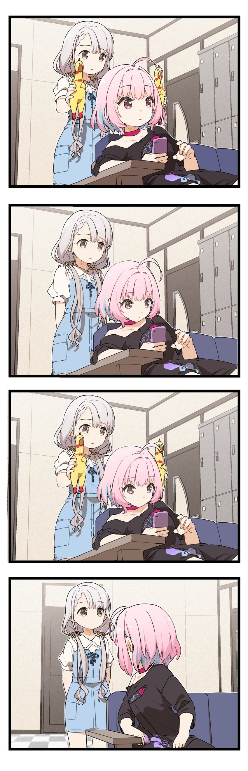 yumemi riamu and hisakawa nagi (idolmaster and 1 more) drawn by yukie_(kusaka_shi)