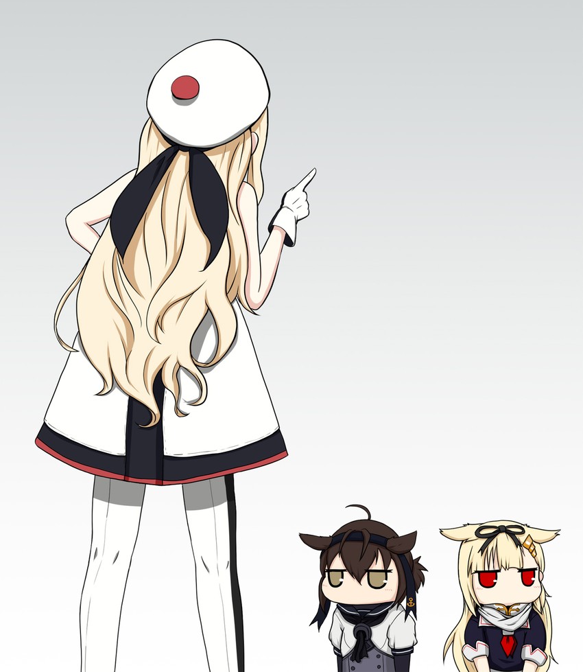 yuudachi, yuudachi kai ni, hatsuzuki, and richelieu (kantai collection) drawn by yakuto007