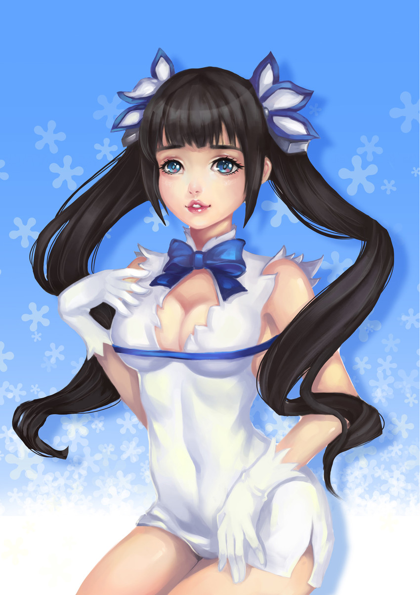 hestia (dungeon ni deai wo motomeru no wa machigatteiru darou ka) drawn by momobai2012