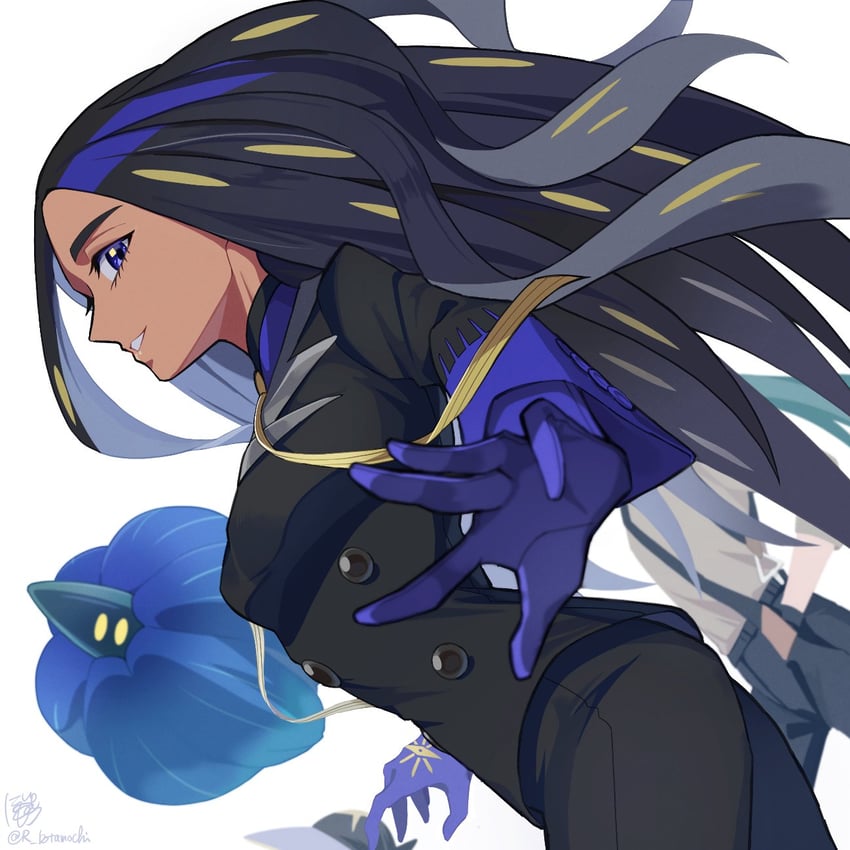 rika, geeta, and glimmora (pokemon and 1 more) drawn by botamochi_(exwelder)