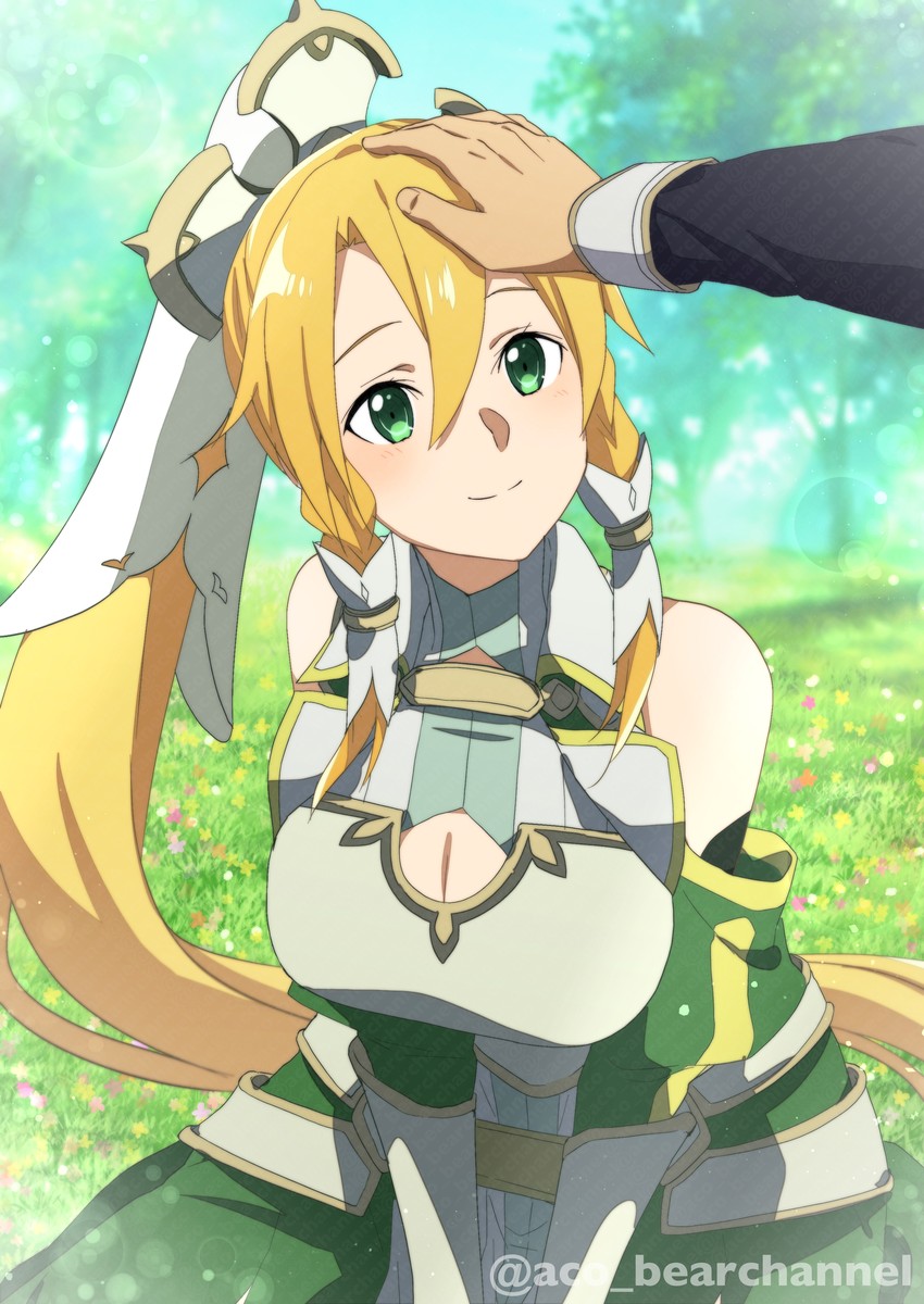 leafa (sword art online and 2 more) drawn by aco_(bearchannel)