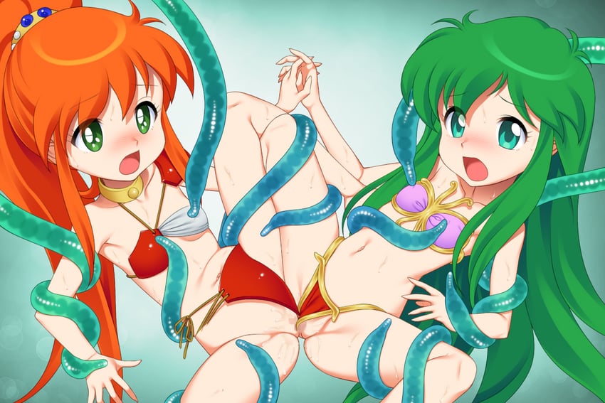 ayanokouji rem and caron (dream hunter rem and 1 more) drawn by fugetsu_taku