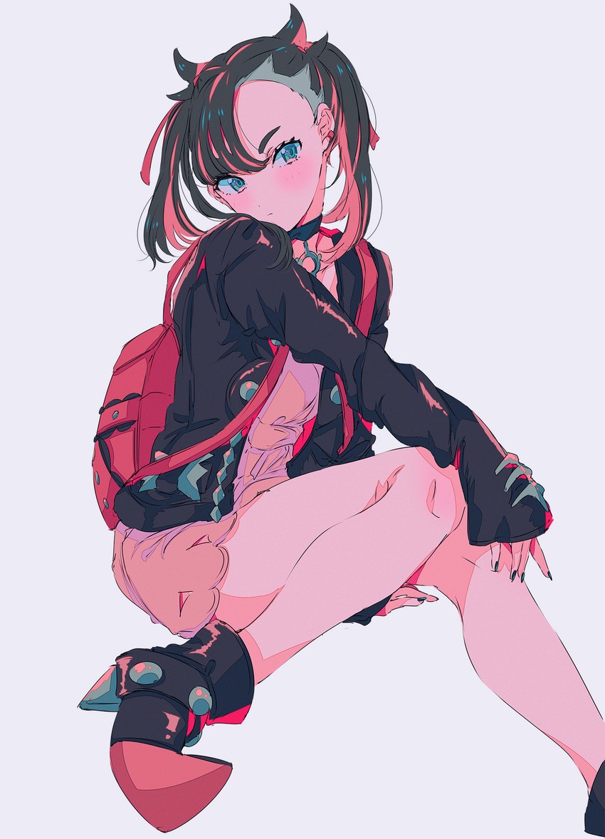 marnie (pokemon and 1 more) drawn by najuco_(naju0517)