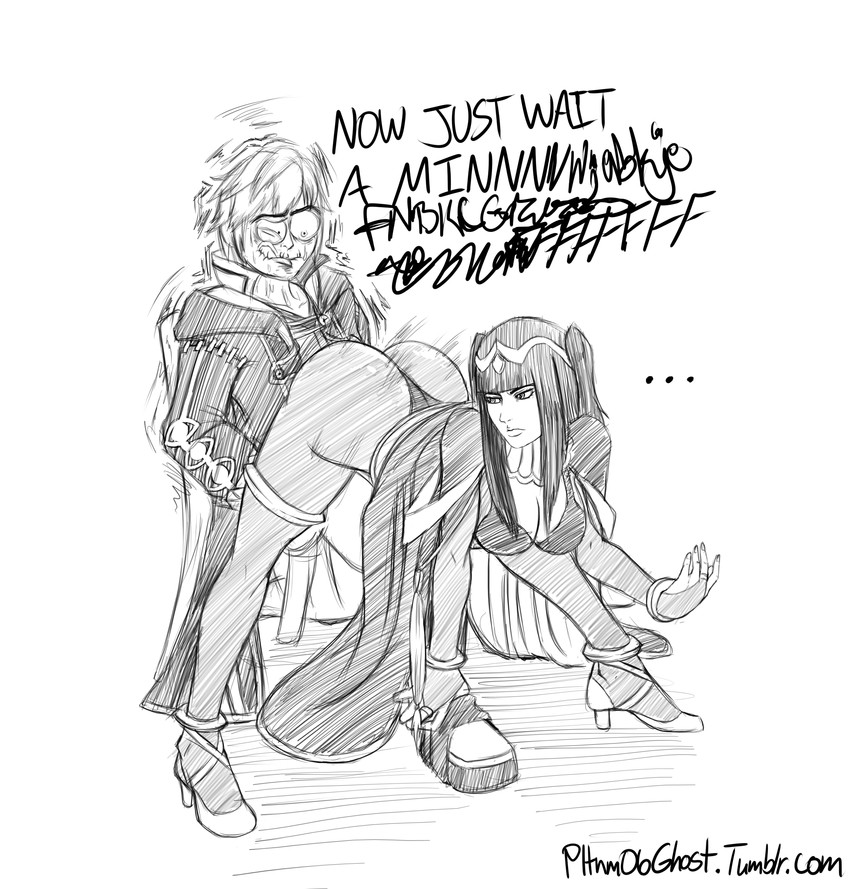 male robin, tharja, and nicki minaj (fire emblem and 1 more) drawn by pltnm_ghost