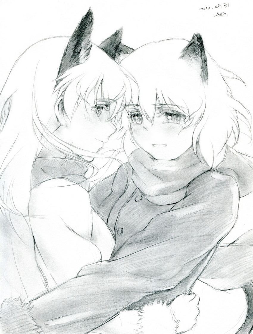 sanya v. litvyak and eila ilmatar juutilainen (world witches series and 1 more) drawn by kisetsu