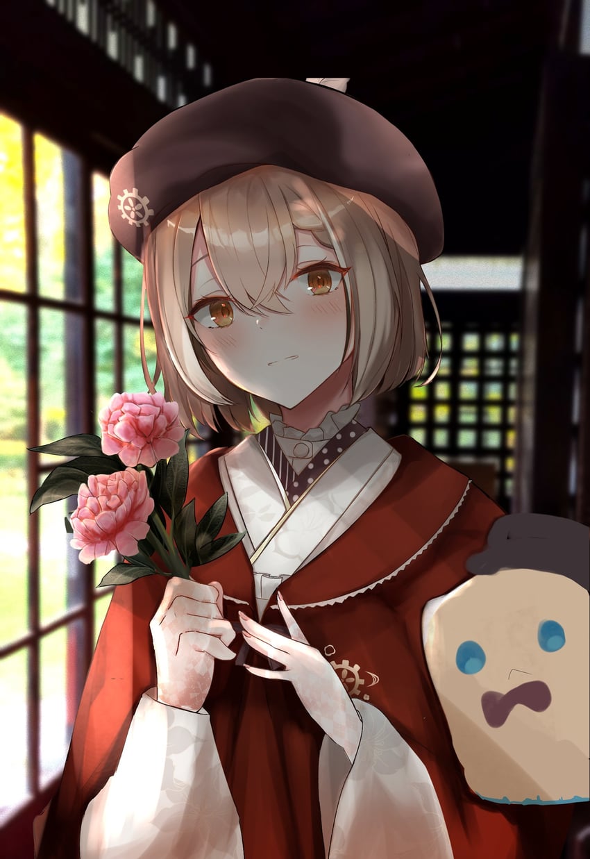 nanashi mumei and friend (hololive and 1 more) drawn by suiutoko
