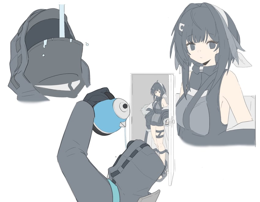 doctor and la pluma (arknights) drawn by signal_1120