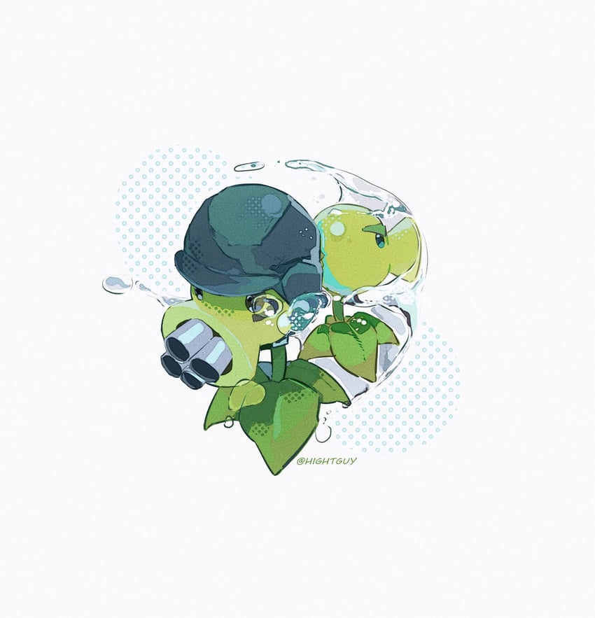 gatling pea and repeater (plants vs. zombies) drawn by hightguy