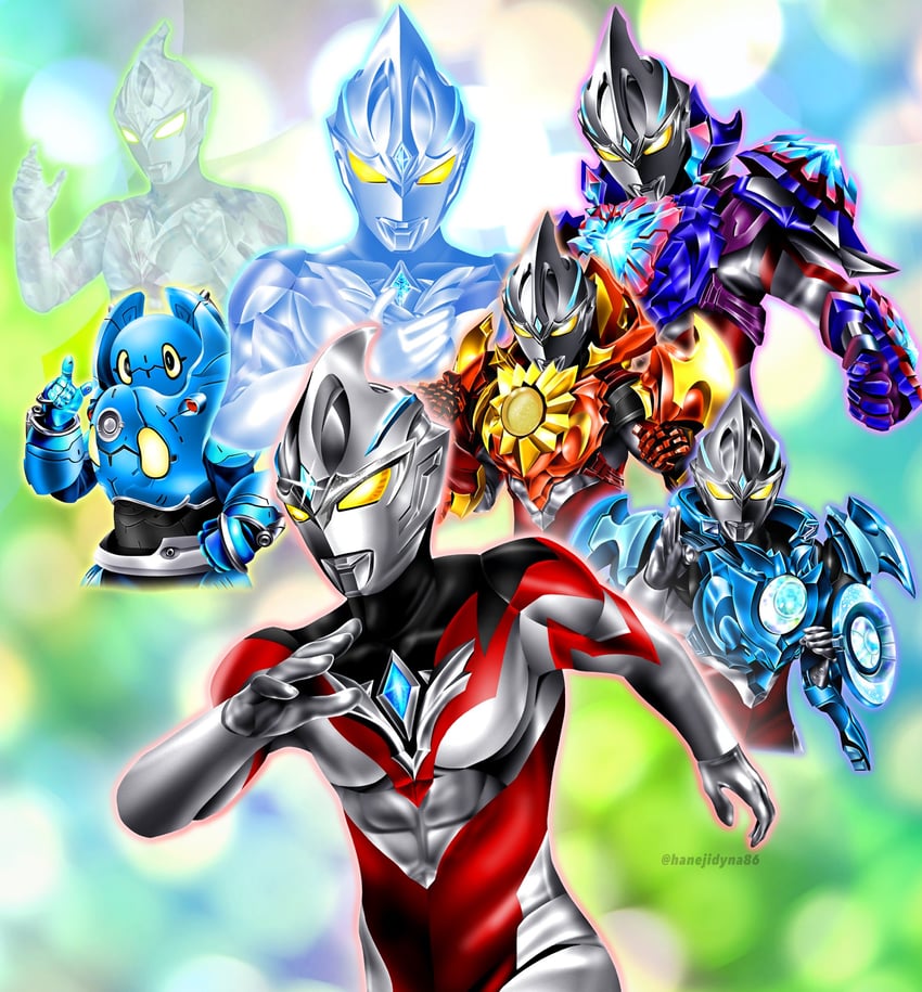 ultraman arc and youpi (ultra series and 1 more) drawn by hanejidyna86