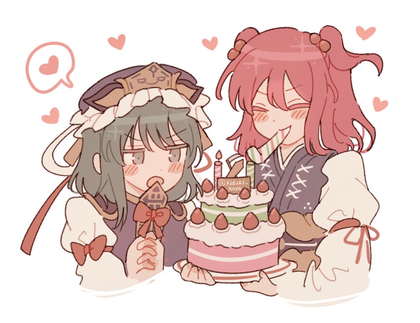 shiki eiki and onozuka komachi (touhou) drawn by rbfnrbf_(mandarin)
