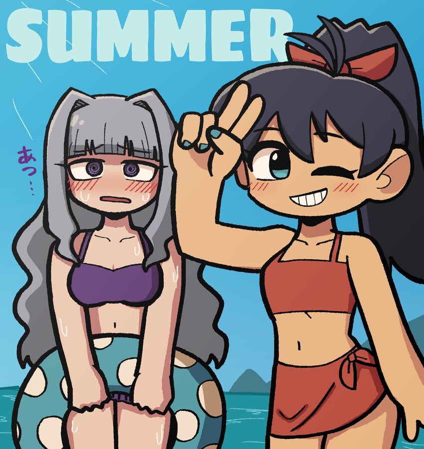 shijou takane and ganaha hibiki (idolmaster and 2 more) drawn by fis_(t83192933)