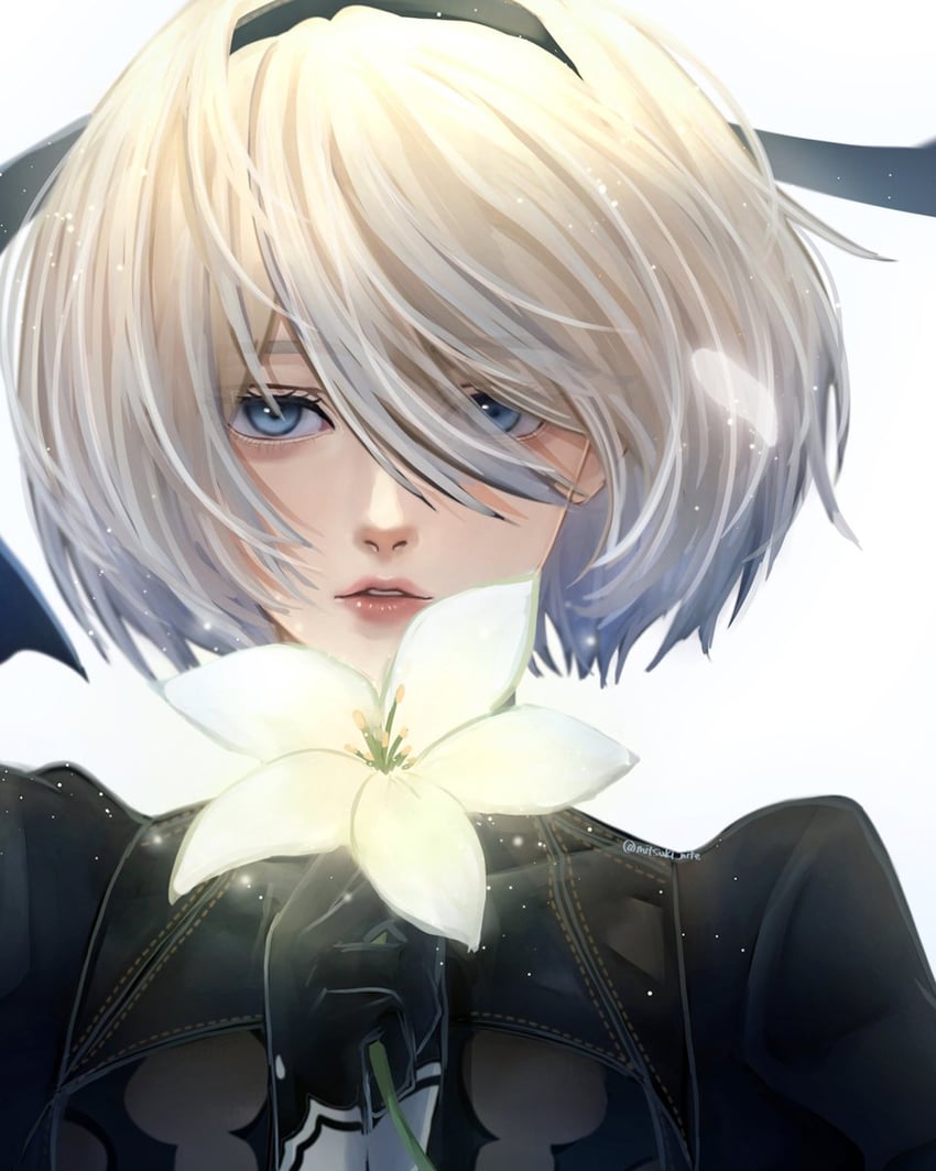 2b (nier and 1 more) drawn by mitsuki_nite
