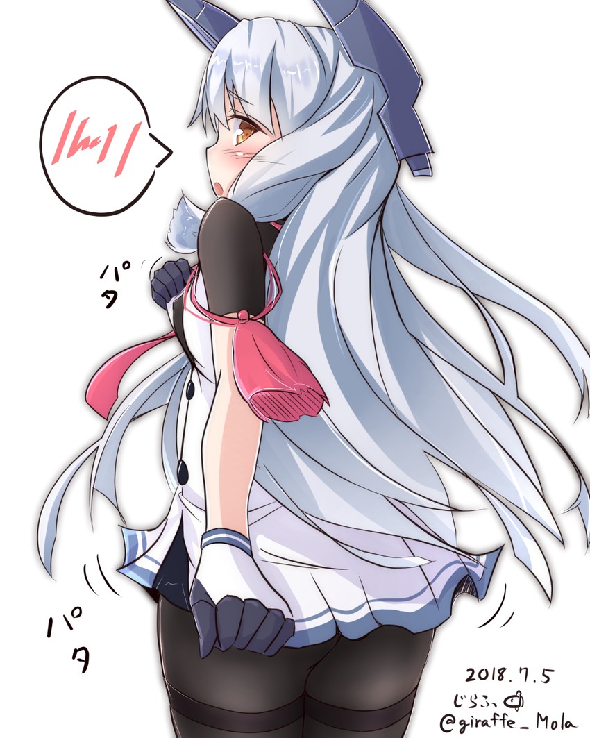 murakumo and murakumo kai ni (kantai collection) drawn by giraffe_(ilconte)
