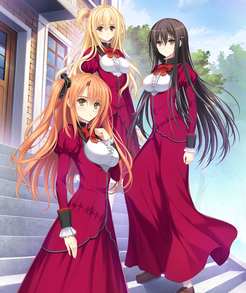 yuuki hisoka, masaki mirei, and kazahaya orihime (otome wa boku ni koishiteru and 1 more) drawn by norita