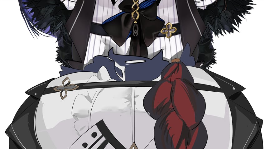 nerissa ravencroft, jailbird, and mamarissa (hololive and 1 more) drawn by set7