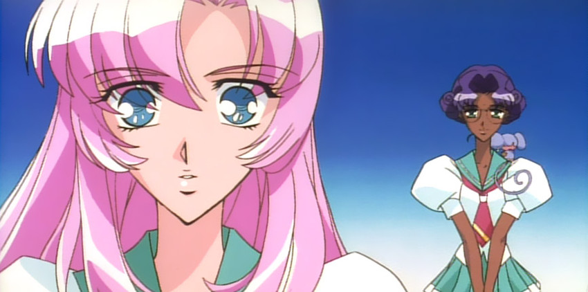 tenjou utena, himemiya anthy, and chu chu (shoujo kakumei utena)