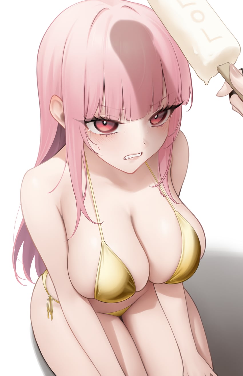 mori calliope (hololive and 1 more) drawn by somebody_(leiking00)