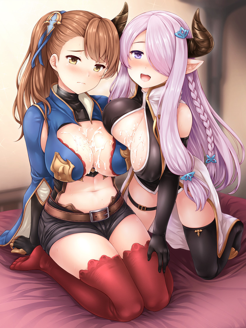 narmaya and beatrix (granblue fantasy) drawn by uni8