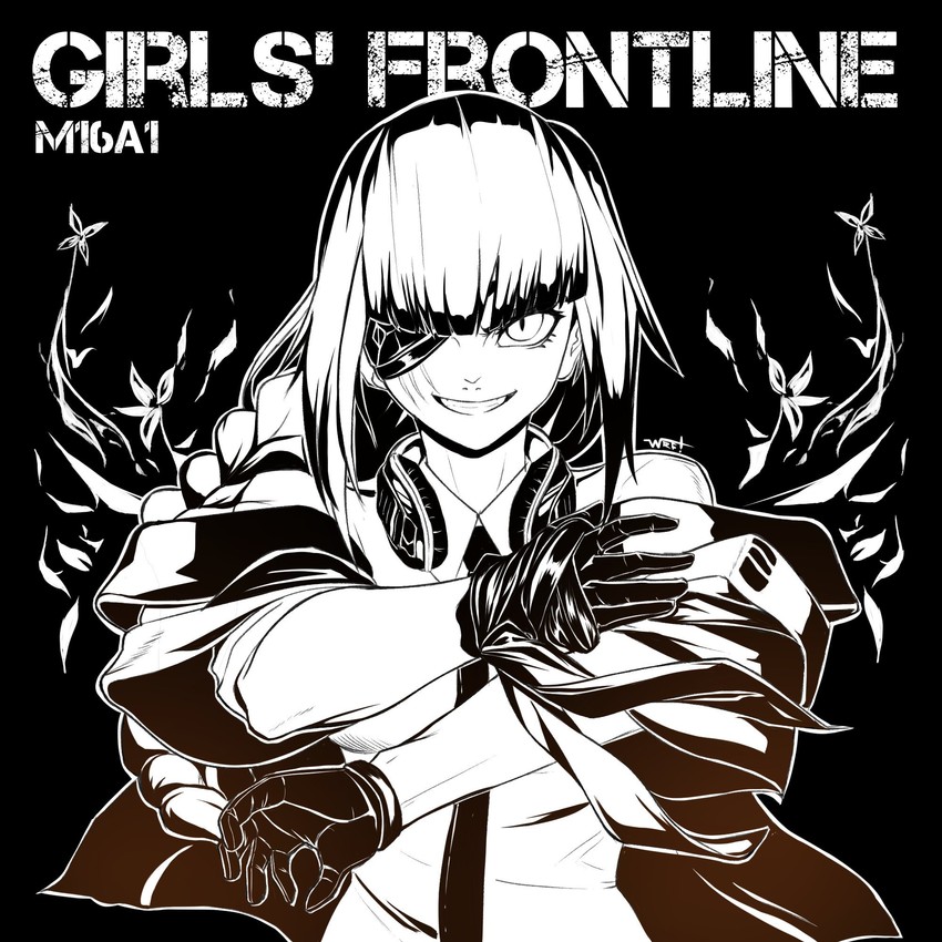 m16a1 (girls' frontline) drawn by warfakaid