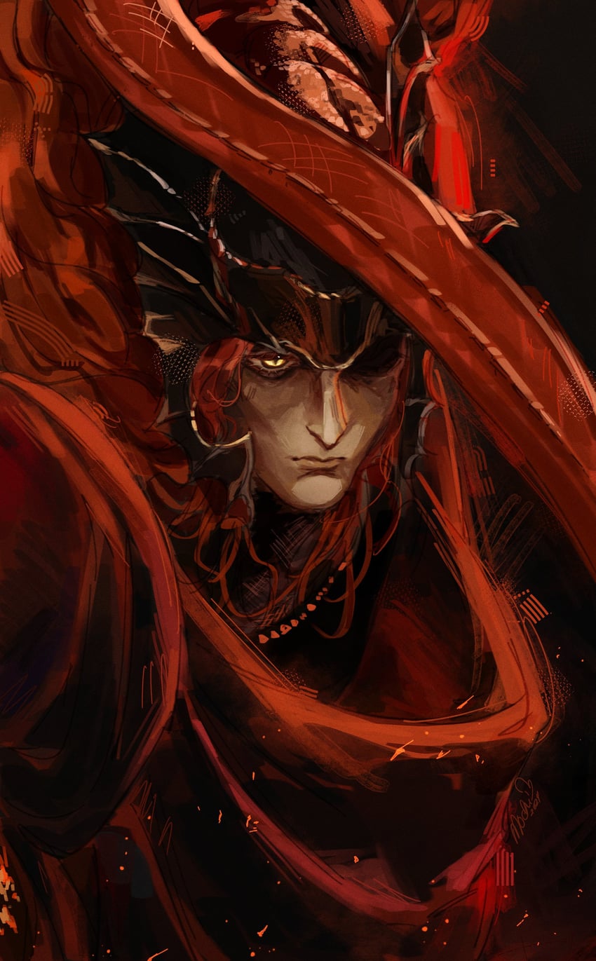 messmer the impaler (elden ring and 1 more) drawn by kekmochi