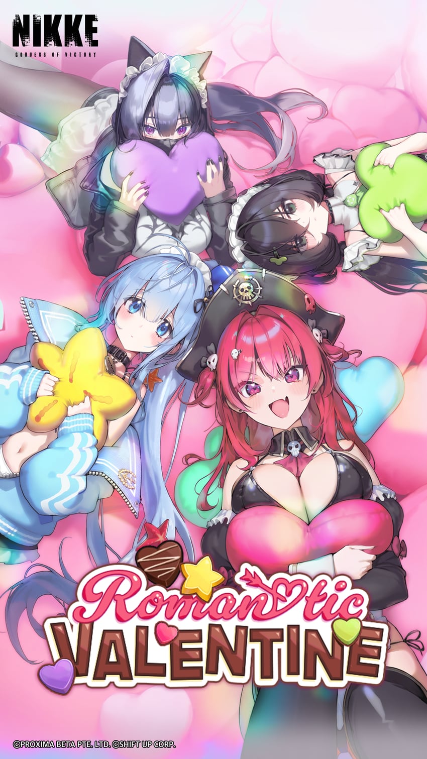 mast, trony, anchor, and sin (goddess of victory: nikke)