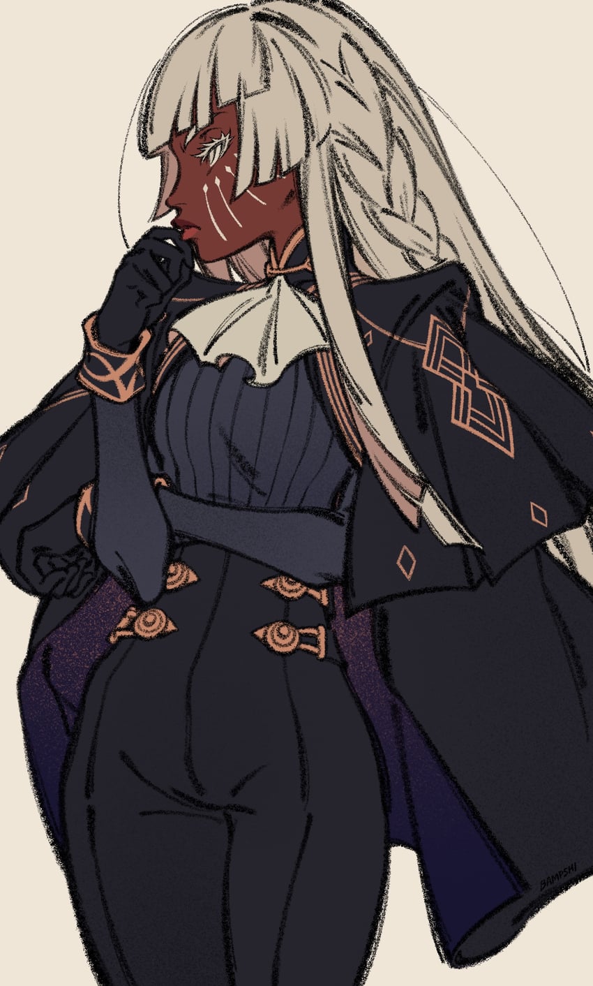 brigitta (metaphor: refantazio and 1 more) drawn by cloverxiv