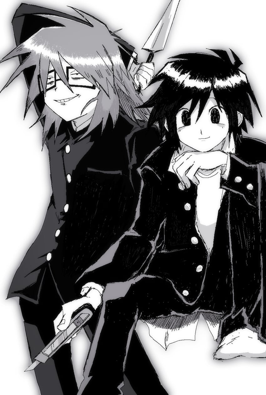 randal ivory and tsukada satoru (randal's friends) drawn by nen_(nencha_888)