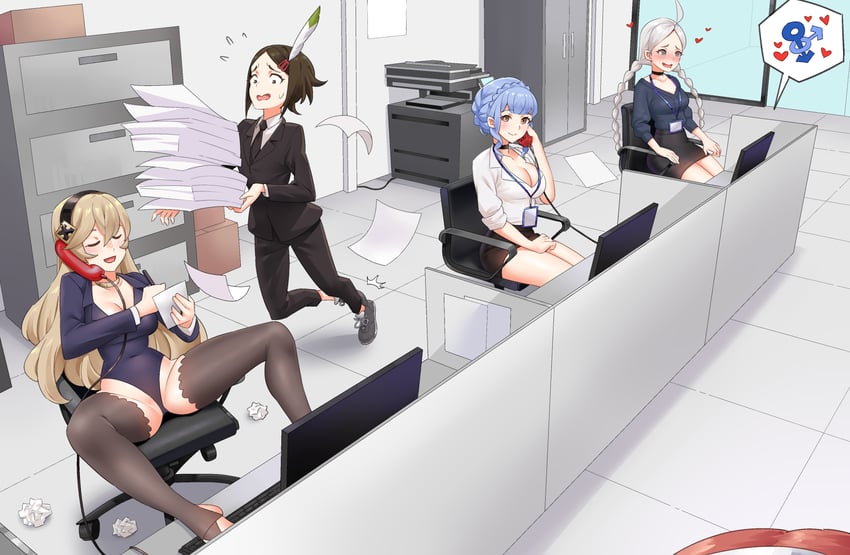 female corrin, marianne von edmund, nina, and noire (fire emblem and 3 more) drawn by igni_tion