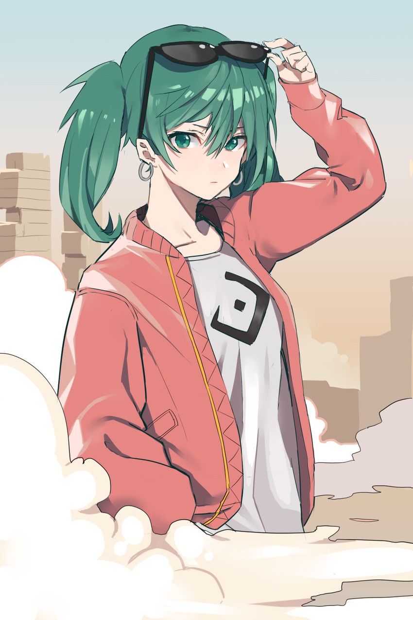 hatsune miku (vocaloid and 1 more) drawn by pinch_(nesume)