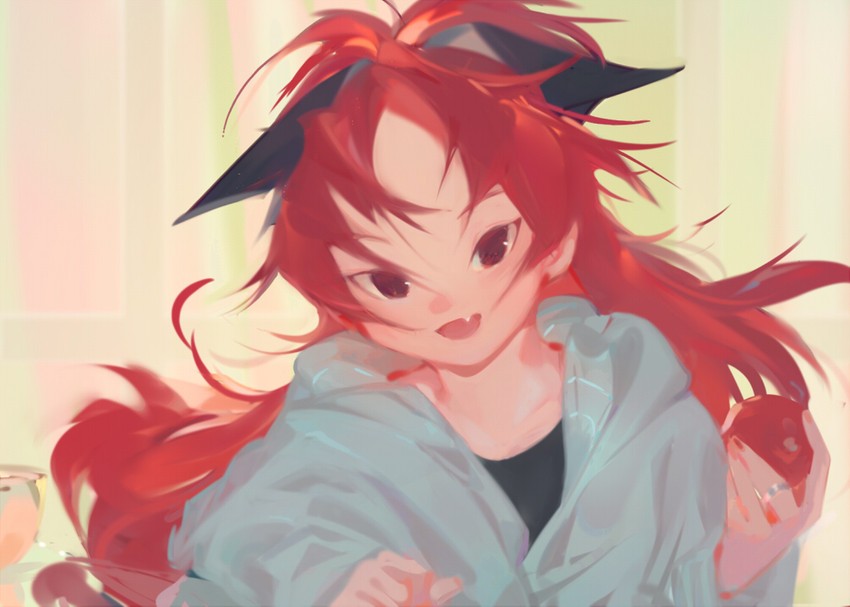 sakura kyoko (mahou shoujo madoka magica) drawn by she_li_(lynxm)