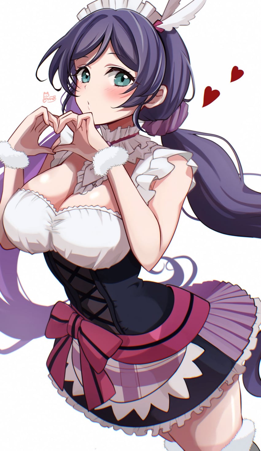 tojo nozomi (love live! and 1 more) drawn by pukonuu