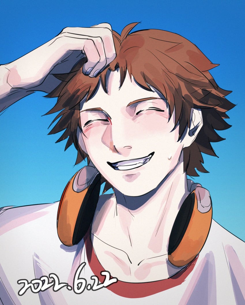 hanamura yousuke (persona and 1 more) drawn by asure_(asure_twi)