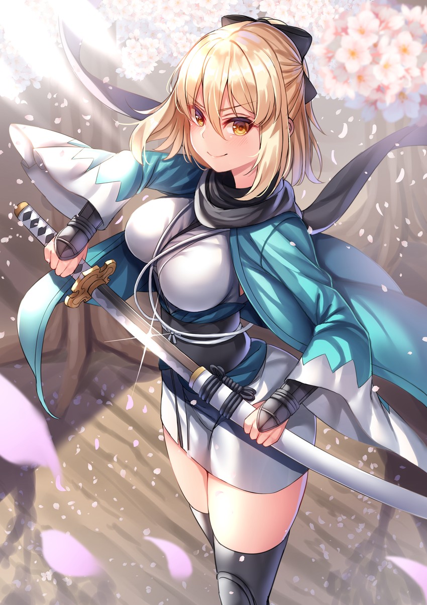 okita souji (fate and 2 more) drawn by nano_(syoutamho)