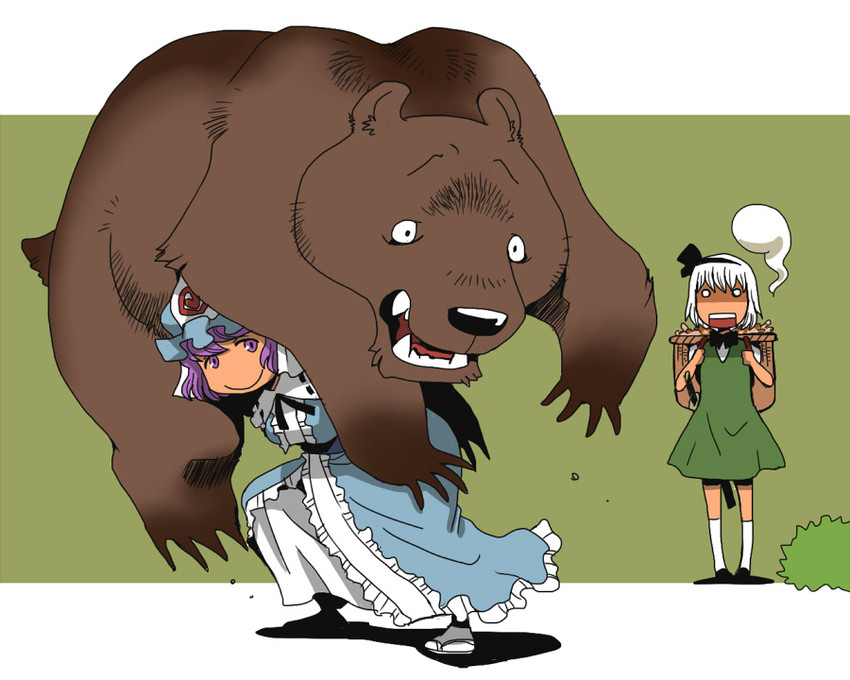 konpaku youmu and saigyouji yuyuko (touhou) drawn by onikobe_rin