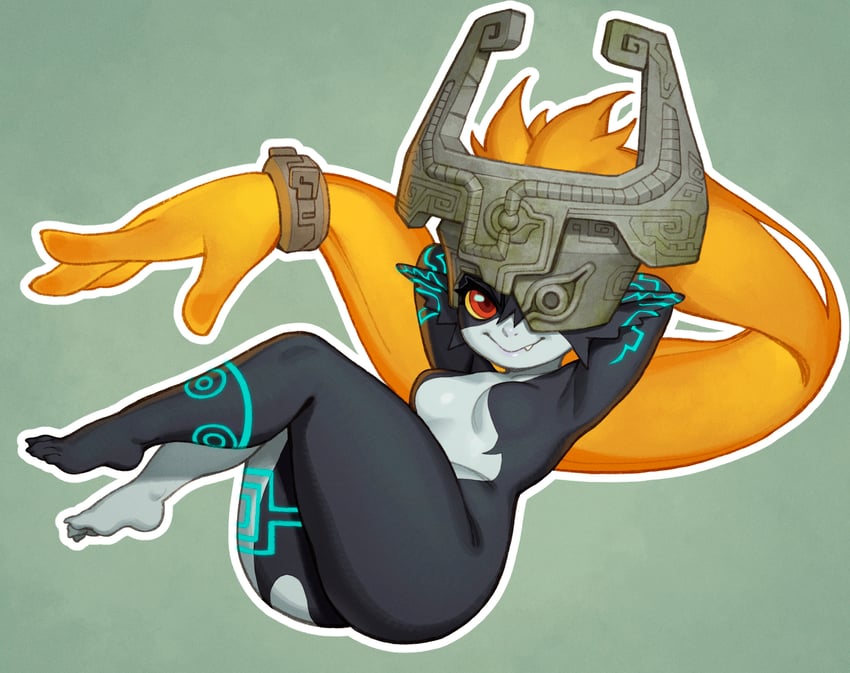midna (the legend of zelda and 1 more) drawn by riz