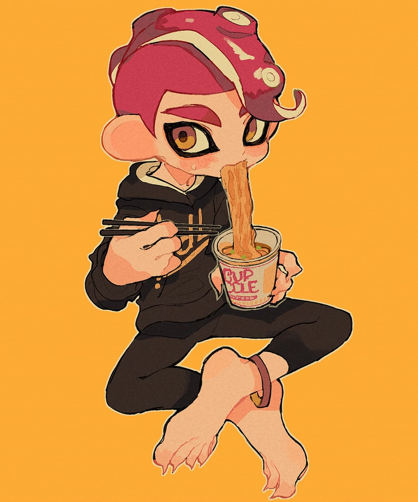 octoling player character, agent 8, and octoling boy (splatoon and 2 more) drawn by ze090